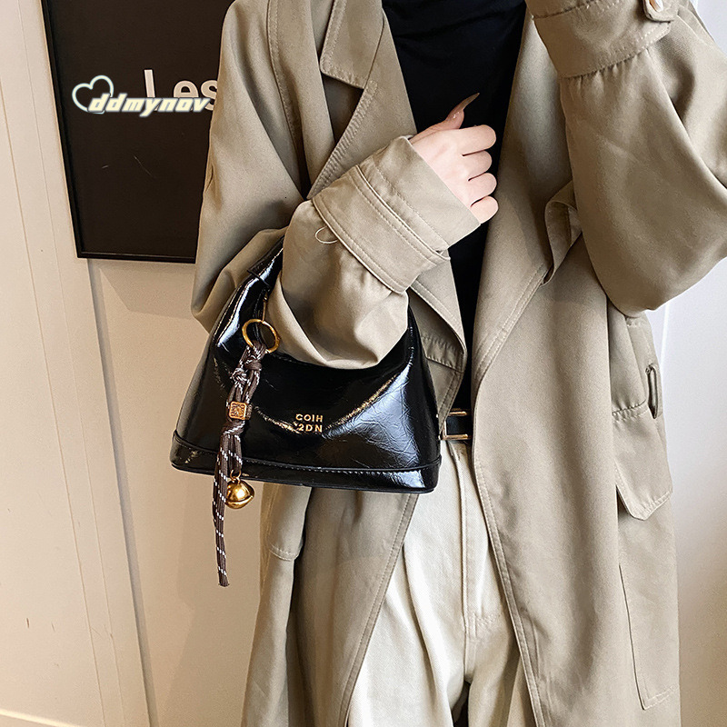 for Women 2025 New High-End Niche Autumn Winter Textured Shoulder Crossbody Ladies Trendy Handbag Dumpling Bag ddmynov