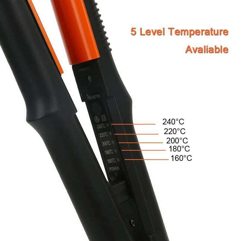 Curler Ceramic Coated Curved Hair Waver PTC Heater Curling Irons Straightener Crescent Plate Fast Heating Flat Iron