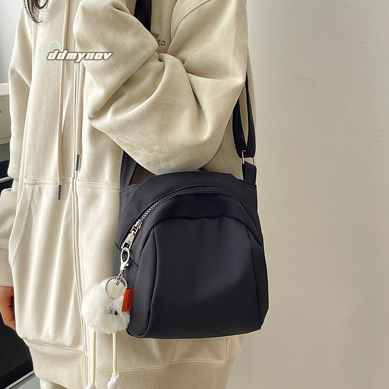 New Women's Casual Crossbody Fresh Student Simple Solid Color Shoulder Fashion Small Bag ddmynov