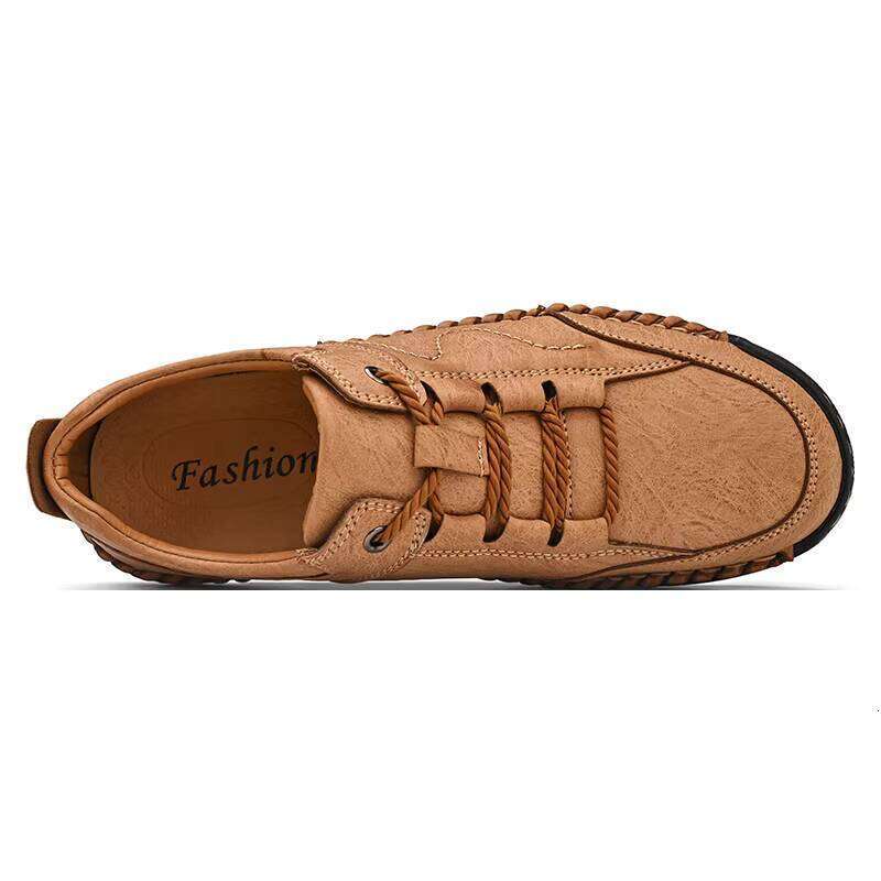 Men's New Cowhide Casual Shoes Large Outdoor