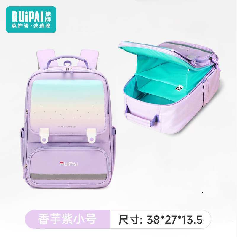 Designer Bags 2025 Elementary School Student Backpack, Lightweight And Spine-Protective, Large Capacity Waterproof Ruipai Children's Backpack For