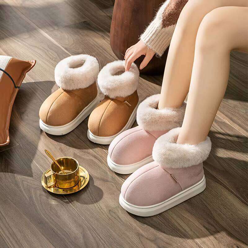 Hot Selling Anti slip and Warm Snow Boots for Women's Cotton Winter Casual Shoes