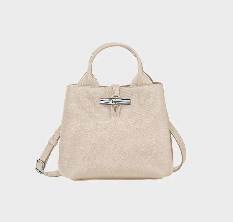 2025 New Niche Bamboo Simple Joker Commuter Slung Tote Shoulder Handbag Bag