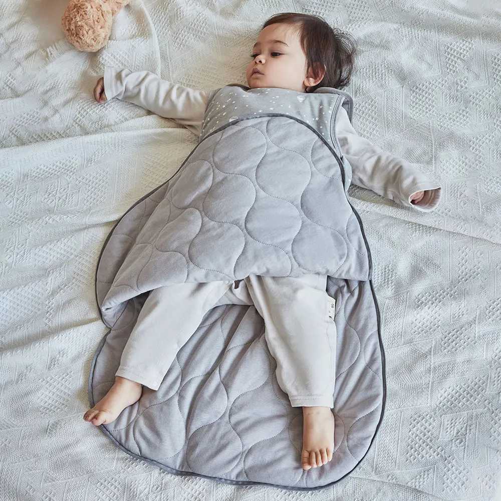 Baby Sleeping Bag Sleeveless Spring Baby Sleepsacks 3-24Months Kids Sleepwear Cute Animal Print Anti-Kick Blanket 2.5Tog y250610ZA70