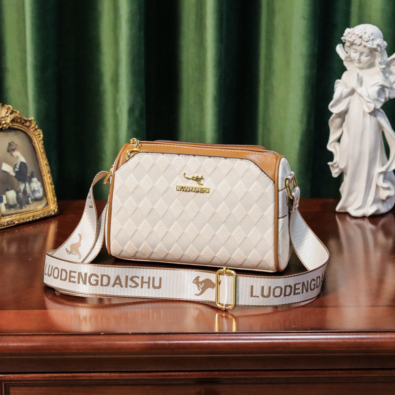 Free Shipping 2025 New Designer Bag Three-layer Luxury Wallet Large Capacity Women's Crossbody Bag Quilted Embossed Shoulder Bag