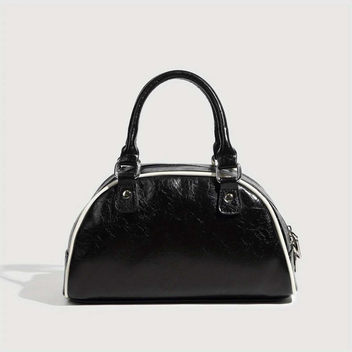 Trendy Womens Boston Bag Handbag Niche Single Shoulder Crossbody Bag Racing Bowling Bags Y250607