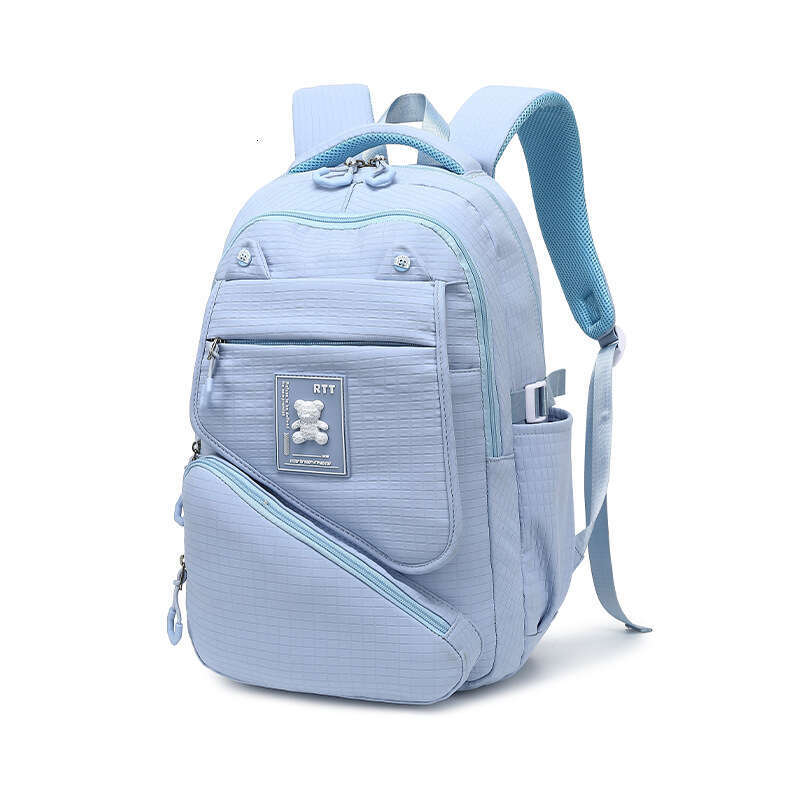 Bag For Middle Girls, Elementary Students, Grades Three To Six, Lightweight, Spine-Protecting, Large Capacity, High School Students Backpack