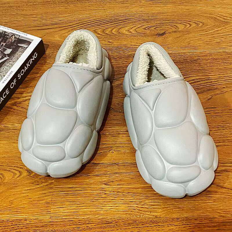 New Arrival Couple Drag Plus Veet Detachable Men's Cotton Shoes Home slippers