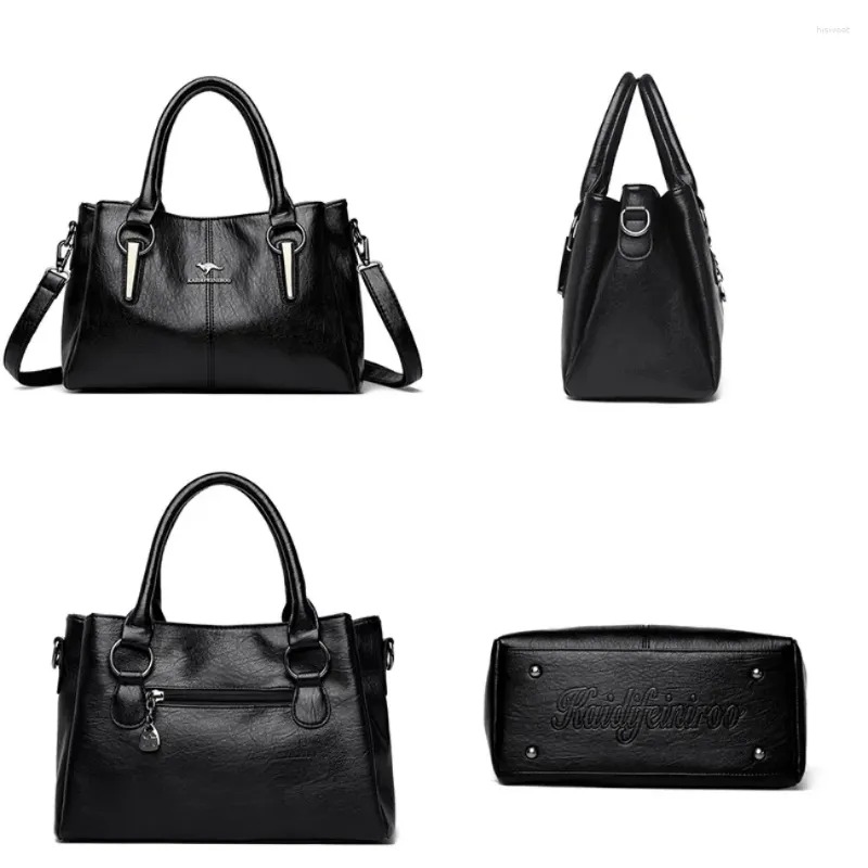 Designer bag Quilted Large Chain Shoulder Bags For Women Luxury Designer Crossbody Bags PU Leather Ladies Handbags Black White Fashion Bags