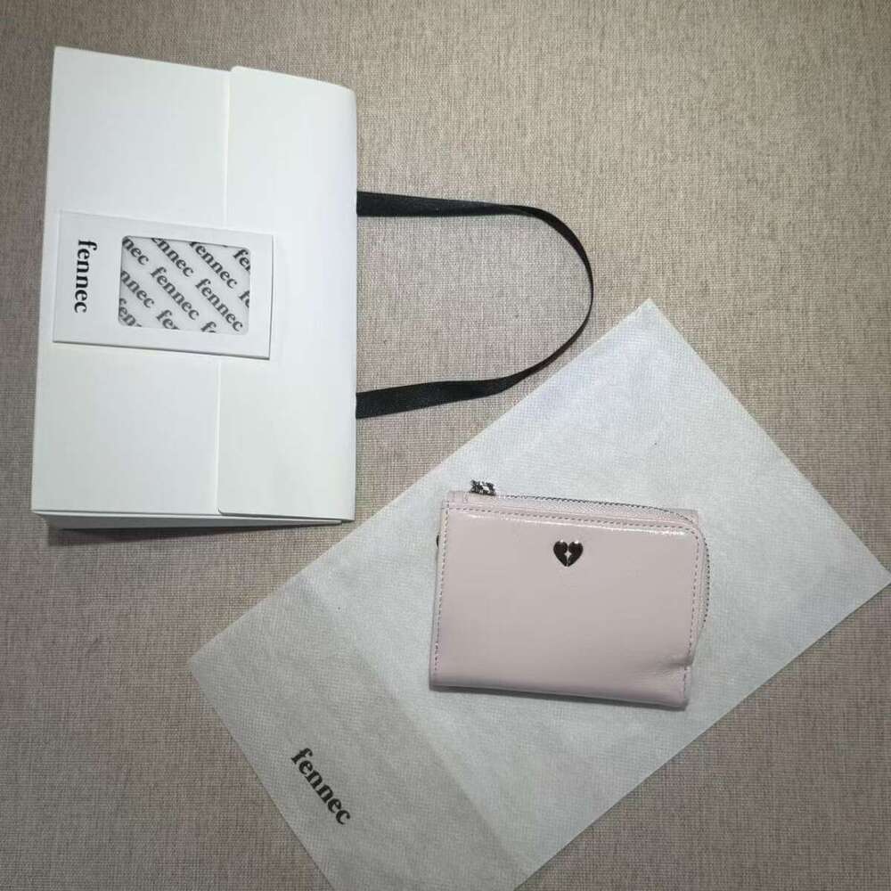 Niche Fennec Short New Korean Version Fashion Simple Heart-shaped Coin Purse for Women 70% off Multi-card Slot Wallet