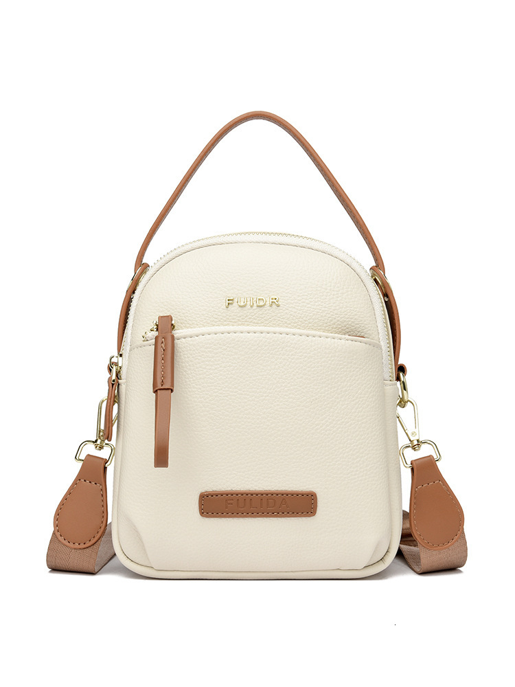 Free Shipping Luxury Women's Crossbody Bag 2025 New Genuine Leather Coin Designer Purse Handbag Phone Bag Versatile Fashion Single Shoulder Small