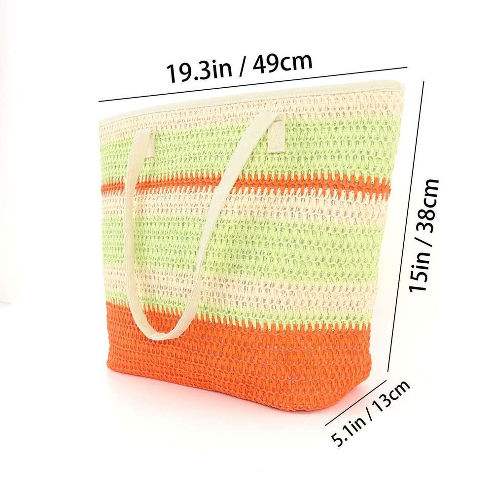 Commuting Women's 2024 Summer New Trendy Fashion Tote Bag Casual Handbag Handmade