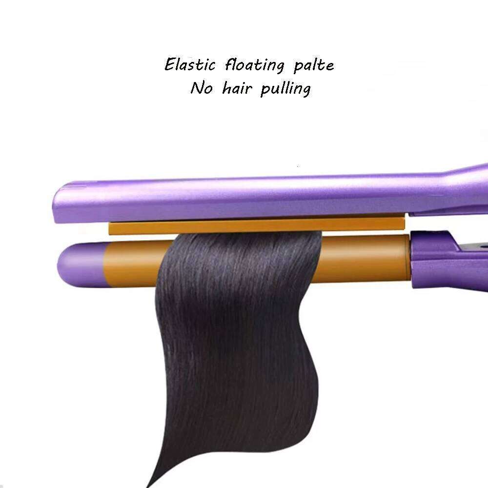 High Top Fluffy Pad Root Wavy Multi-function Round Electric Curling Iron Hair Straightener Tool