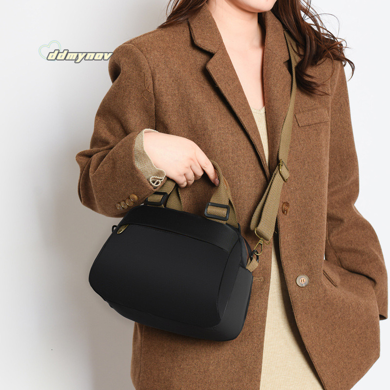 Versatile Waterproof for Women 2024 New High-end Oxford Cloth Handbag Ladies Canvas Casual Crossbody Bag ddmynov