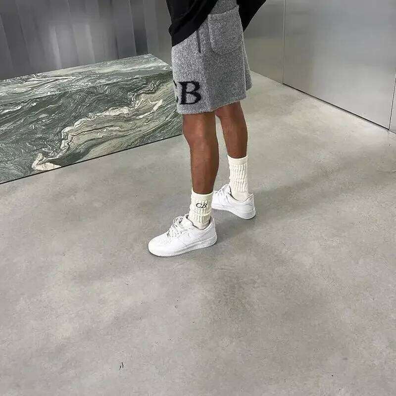 2024 New Knitting CB Shorts Men Woman 1:1 Top Quality Fashion Classic Jacquard Joggers Streetwear
