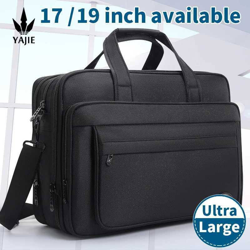 Large Capacity Briefcase Bag Men Business Bag 15.6 inches 17 inches 19 inches Laptop Bag Shoulder Bags Canvas Handbags messenger Bag W250610