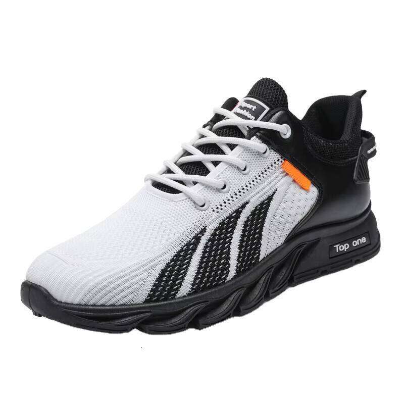 Spring New Flying Woven Breathable Mesh Blade Running Casual Men's Shoes
