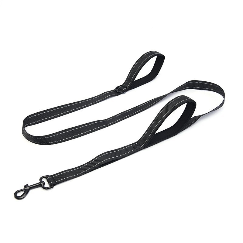 Dog Collar Designer Harness Pet Leash Safety Belt For Walking Large Dogs, Double Handle Rope, Bite-Resistant Medium Dog Chain Supplies