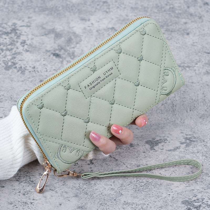 Free Shipping 2025 Designer Bag Women's Long Zipper Multifunctional Wallet Large Capacity Mobile Phone Bag Exquisite And Practical Trendy Coin Pu