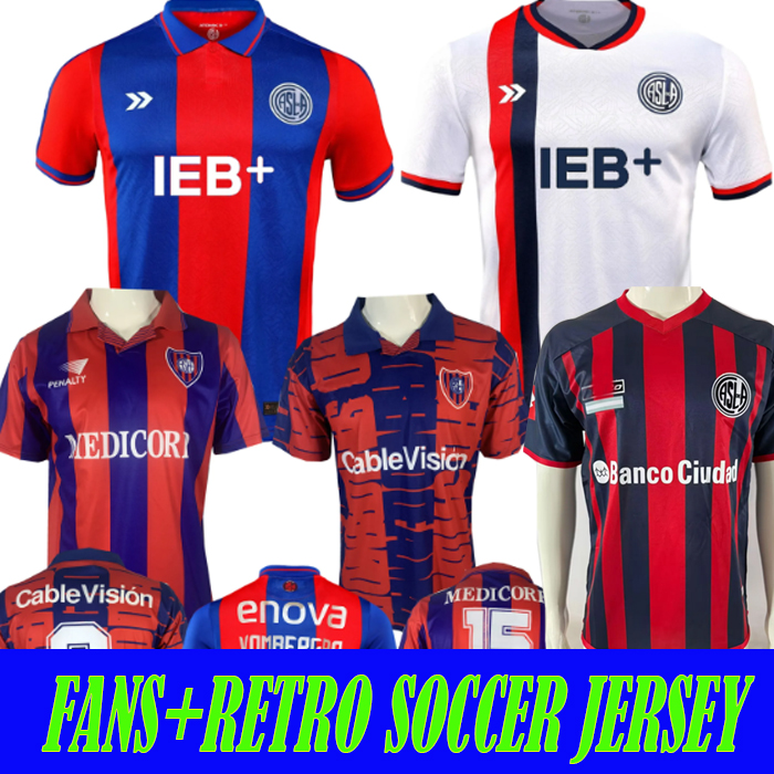 2025 2026 San Lorenzo soccer jersey 1994 1995 1996 2013 2014 25 26 Muniain Vombergar Braida vintage classic football shirt