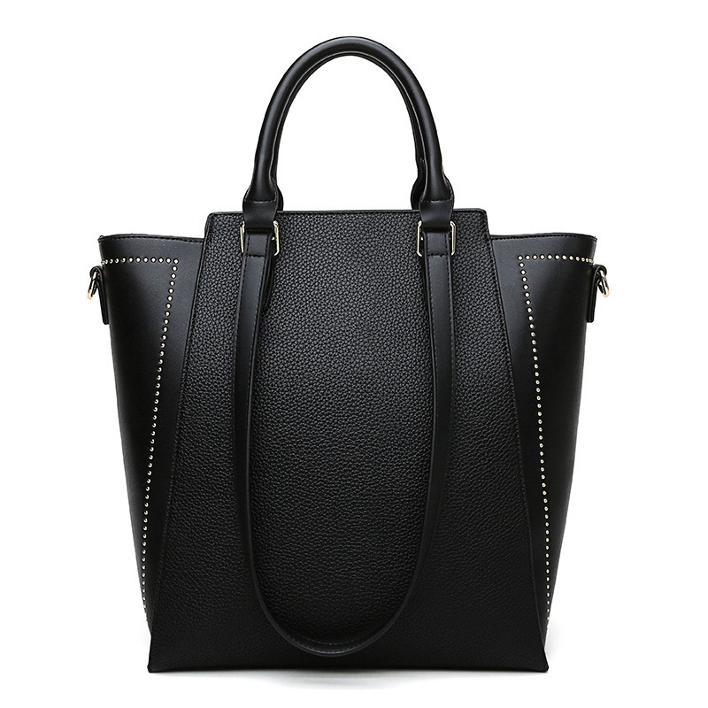 Tote Texture Capacity New Simple Ladies Handbag Commuter Large Bag Women's Shoulder and Crossbody