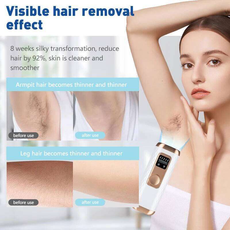 Frozen 999999 Flash Level 5 Painless Pulse Light Epilator Rejuvenation Armpit Leg Laser Hair Removal Device