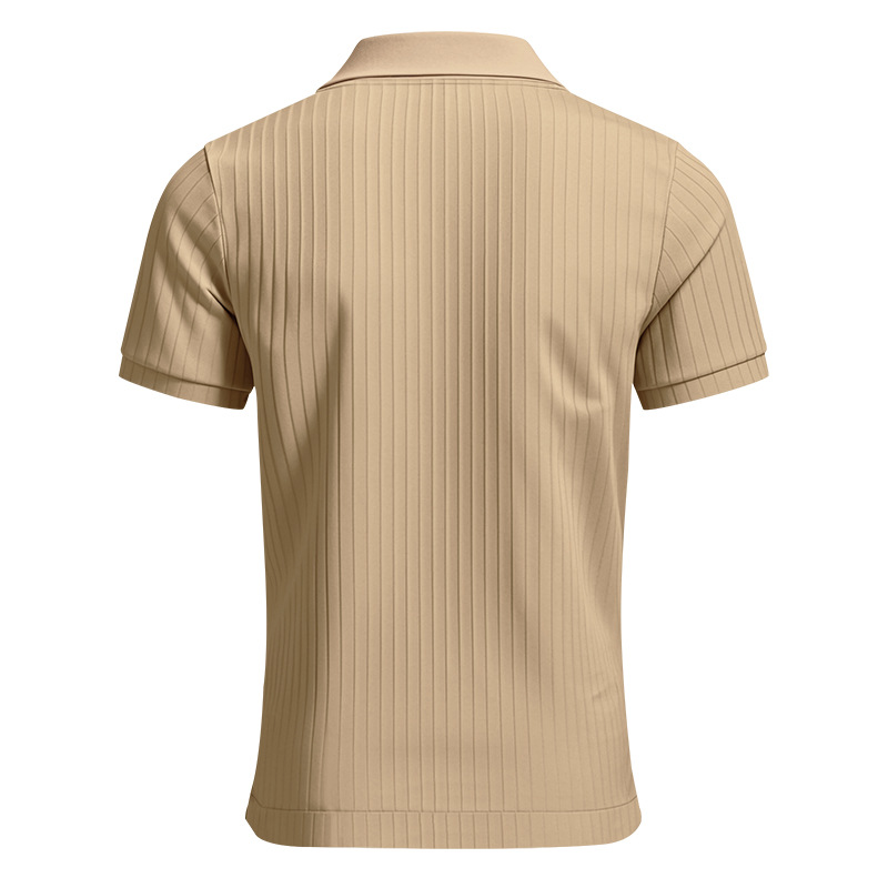 polo shirt mens designer t shirt Summer Men's T-Shirts Quick-Dry Ice Silk Stretch Polo Shirts Short-Sleeve