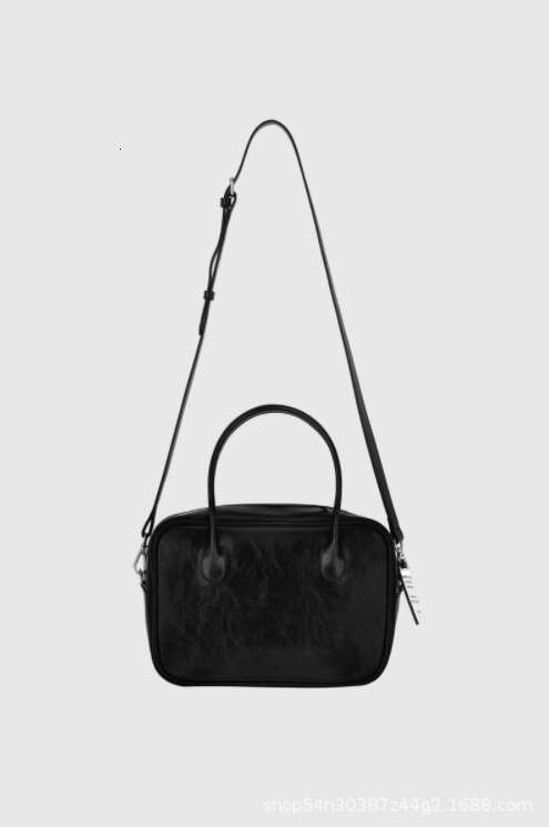 Korean NIEEH Small Square Genuine Leather Large Capacity Shoulder Handbag Crossbody Jennie Style Pillow Bag