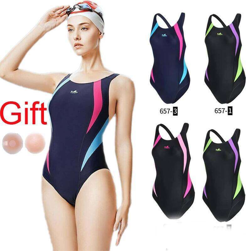 YINGFA Professional Training Competition Racing Backless One Piece Swimsuit Chlorine Resistant Women Swimwear