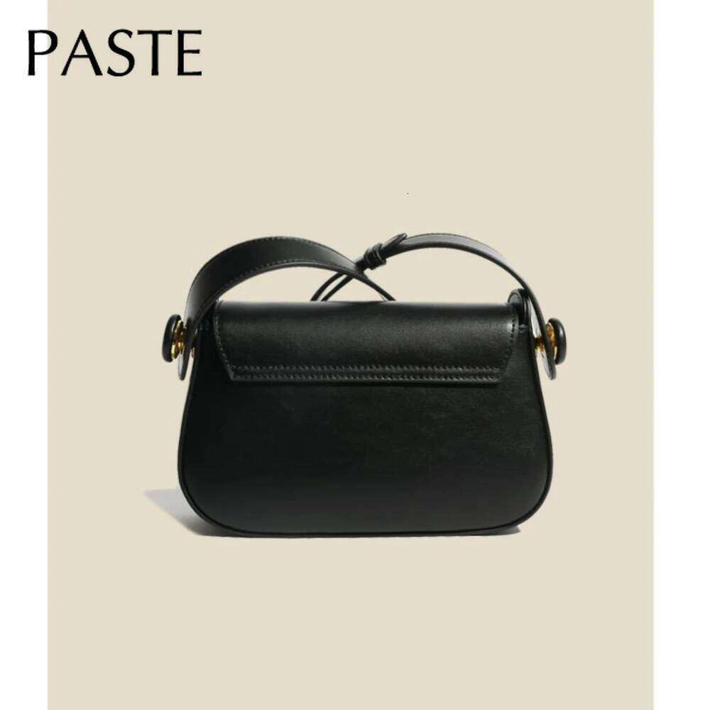 2025 Pink Green Summer Small Saddle Flap Hard Split Cow Leather Female Crossbody Shoulder Bag All-match Daily-use Purse