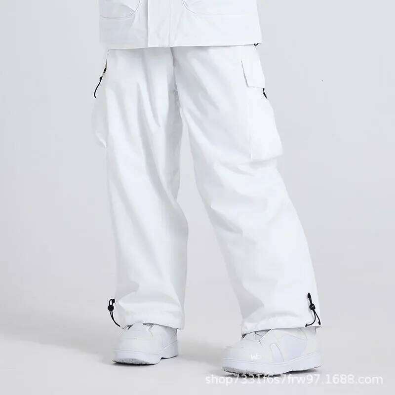 2025 New Ski Men Windproof Waterproof Single Board Breathable Women's Outdoor Leisure Sports Loose Snow Pants
