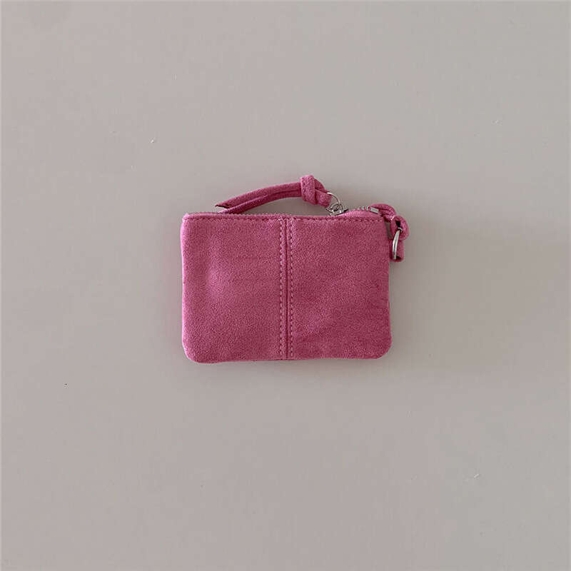 Halter Neck Mini Personality Fashion Leopard Print Lipstick Coin Purse Autumn Women's Single Shoulder Suede Small Square Bag