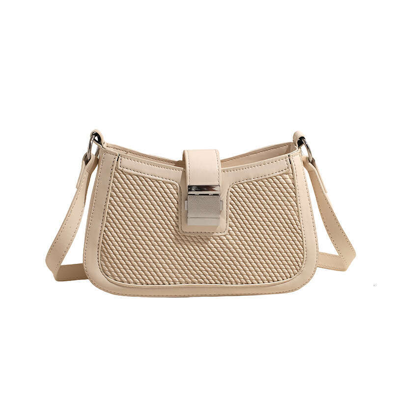 Minimalist Texture Shoulder Niche Design 2024 New Trend Casual Crossbody Fashion Underarm Women's Bag GUHUISHU