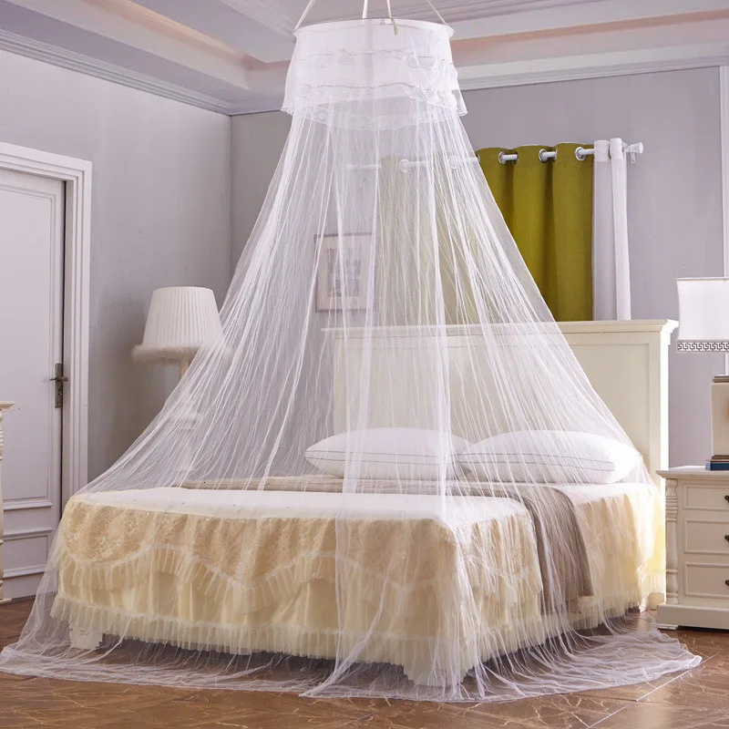 Hung Dome Mosquito Net Decoration Baby Bed Crib Canopy Tulle Curtains for Bedroom Play House Tent Children Kids Room 250604z