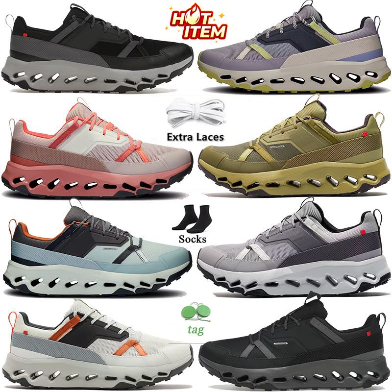 New Cloudhorizon designer running shoes Black Alloy zinc sand Fog Mahogany Waterproof Safari Olive Lead Mineral frost atoms low men women sports sneakers trainers