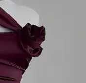 A long slit dress for elegant ladies figure-hugging waist-cinching and slimming red long XJ250610