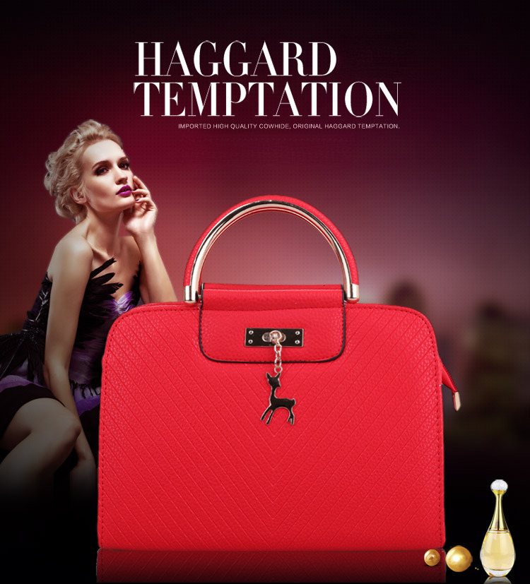 Free Shipping 2025 New Designer Bag Fashion Embossed Handbag Luxury Wallet Simple Deer Zipper Women's Shoulder Bag Trendy Shopping Bag