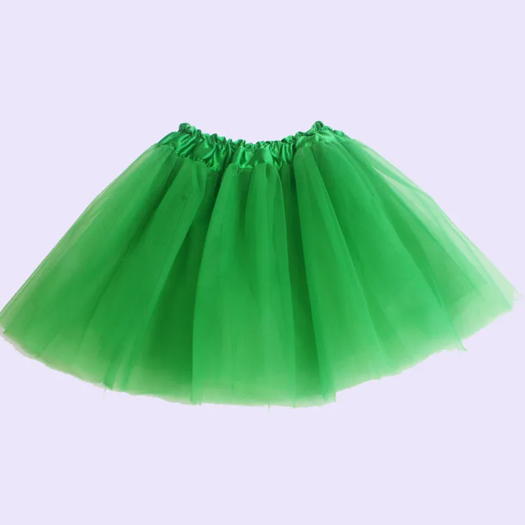 Top Quality candy color kids tutus skirt dance dresses soft tutu dress ballet skirt 3layers children pettiskirt clothes WCW690 ZZ