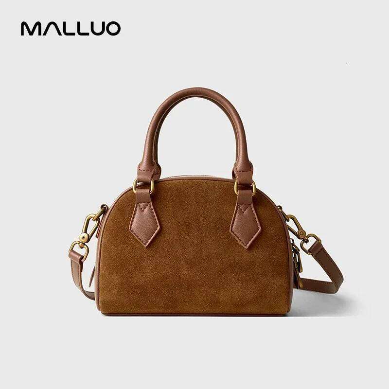 Women Cow Leather Shoulder Bag Female Cowhide Fashion Versatile Handbag Lady Crossbody Classic Retro Boston Bags Ladies