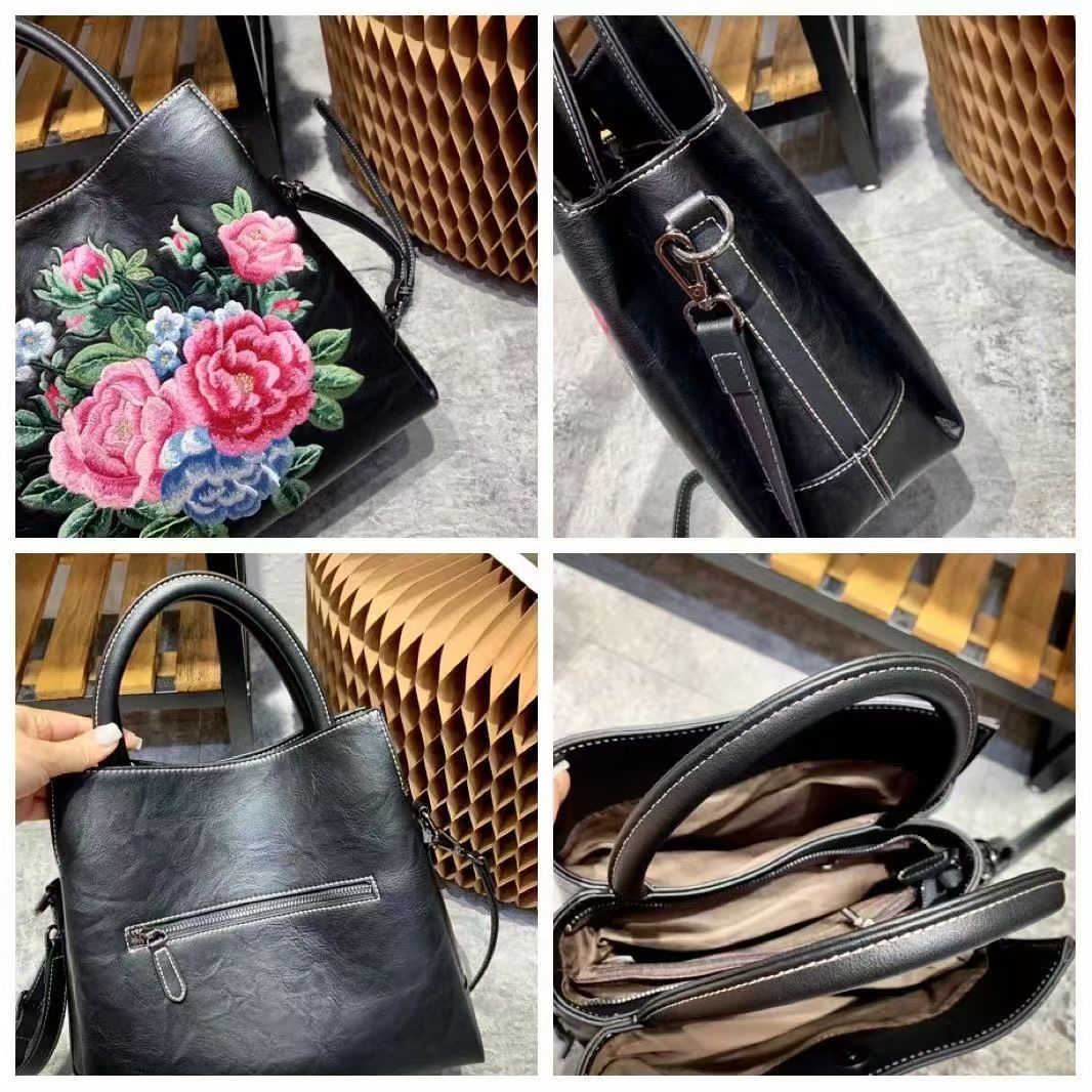 Style 6609 Chinese Floral - Embroidered Handbags designer bag