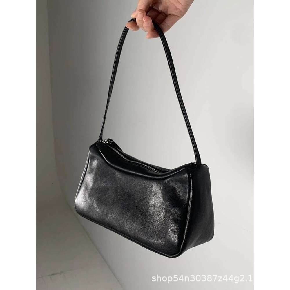 Bucks&Leather Underarm Korean Niche New High-End Lambskin Simple Versatile Shoulder Bag for Women