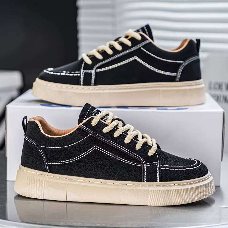 Lightweight Factory Outdoor Sports High-quality Fashion Running Men's Thick Soled Skateboard Shoes