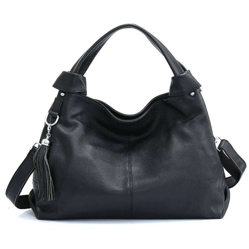 Zency 100% Genuine Leather Tote Bag For Women Casual Simple Female Handbag Vintage Large High Quality Shoulder Crossbody Bags