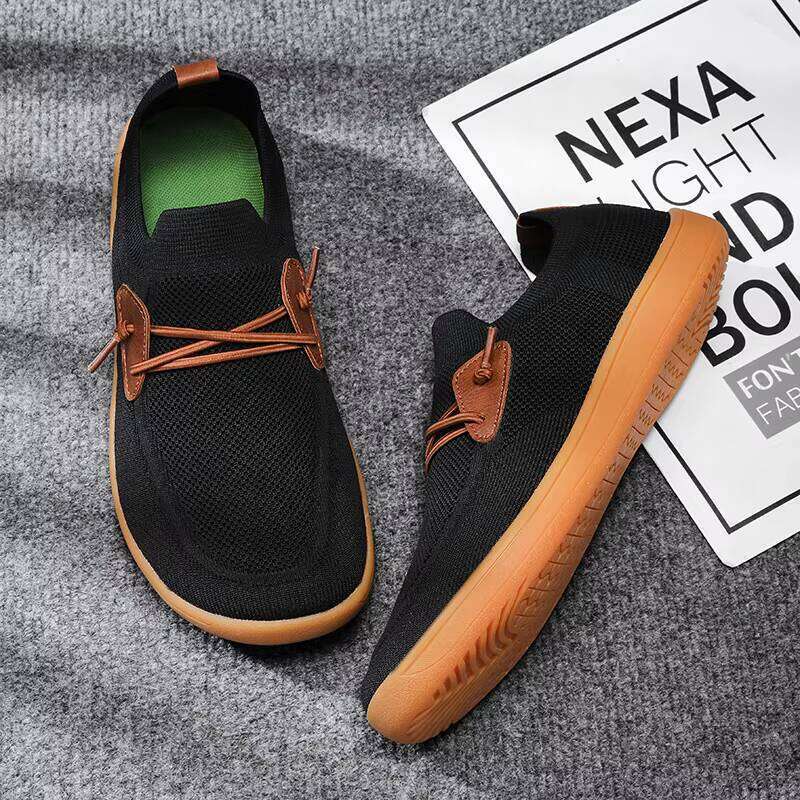 Wholesale Head Over Sized Hiking Wide Sole Casual slip on Men Comfortable Walking Shoes