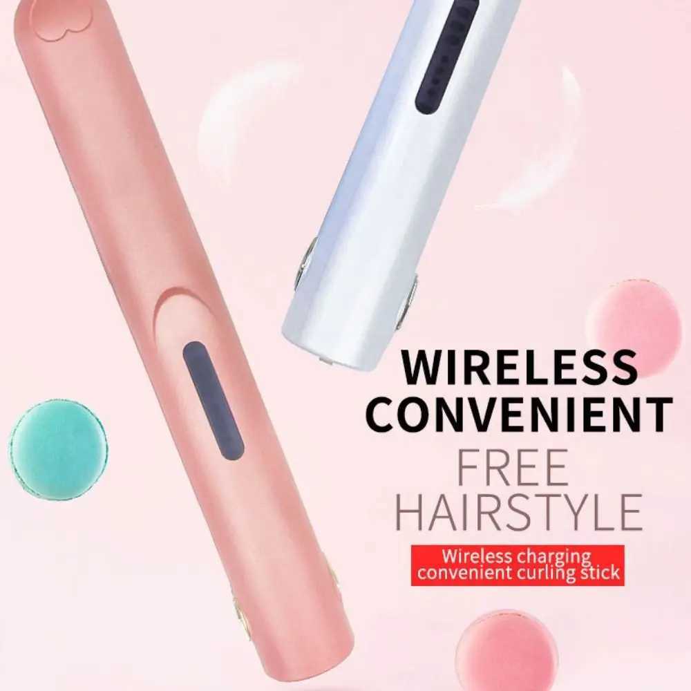 Wireless Mini Hair Straightener Even Heat Distribution No Damage To Hair Straightening Irons Cordless W250610