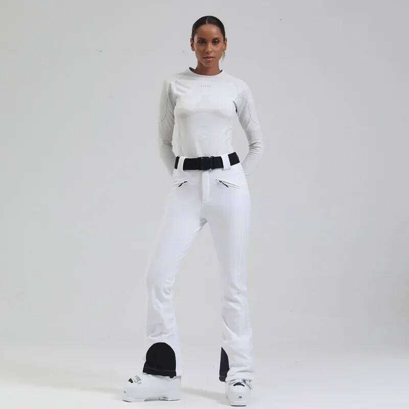 Skiing Pants Women Sport Overall Windproof Waterproof Snow Clothing Mountain Slim Snowboard Wear Outdoor Winter Ski Trousers