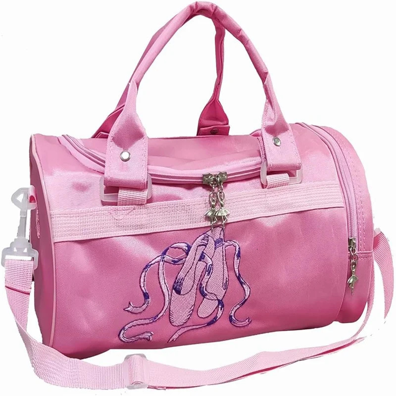 Shoulder Ballet Dance Bags Pink Girls Sports Bag Rucksack Embroidered For Child Girls 250605