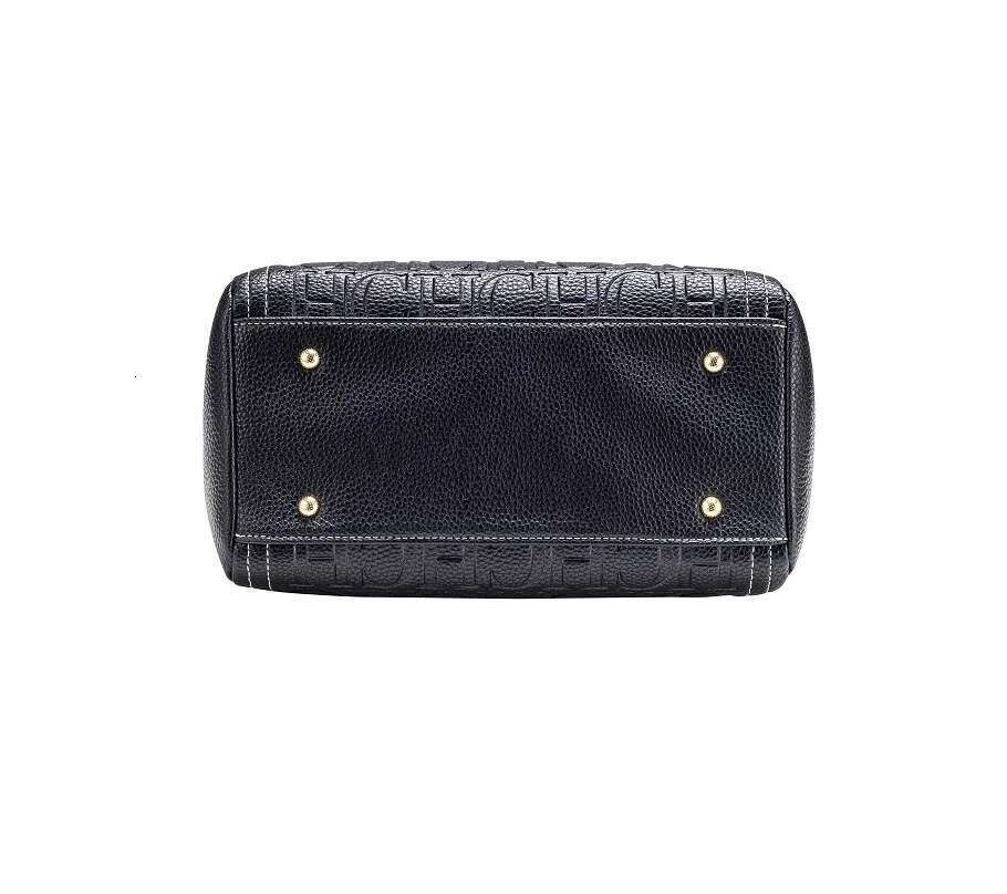 Women's Fashion Letter Print Handbag Shoulder Crossbody Large Capacity Boston Bag