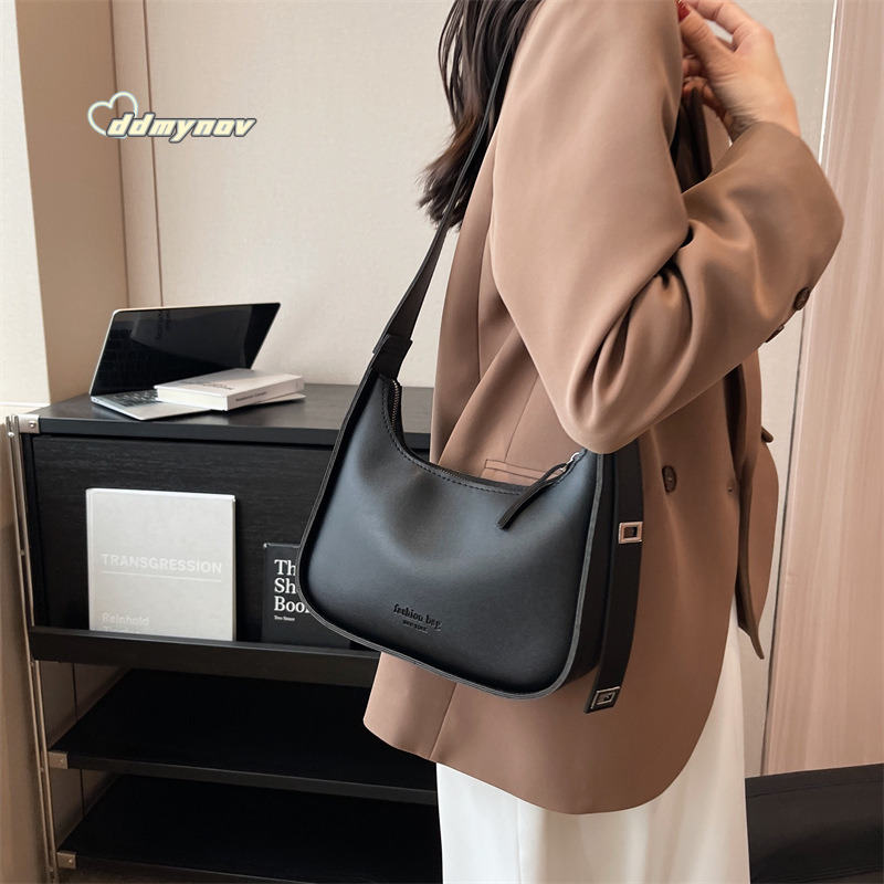Niche Design Crossbody 2024 New High-end Fashion Women's Versatile Texture Casual Shoulder Underarm Bag Trend ddmynov