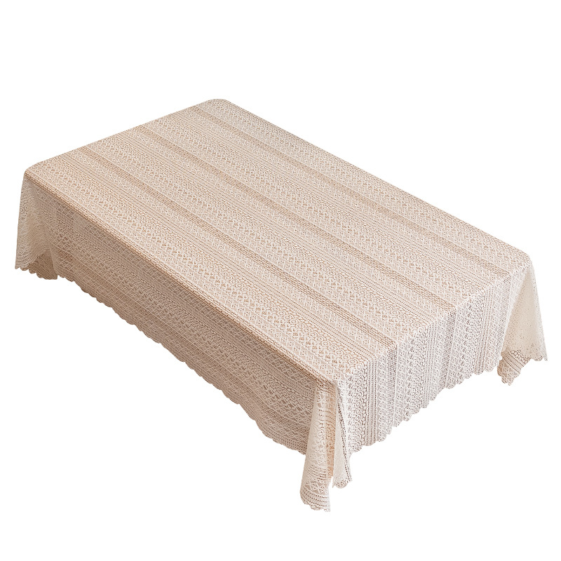 Lace tablecloth, dustproof decorative coffee tablecloth, home tablecloth L2D801